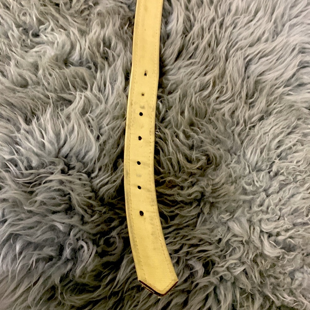 Made in 🇨🇦VTG 90’ Century Canada 💯 Leather/Linen Belt - Picture 10 of 10